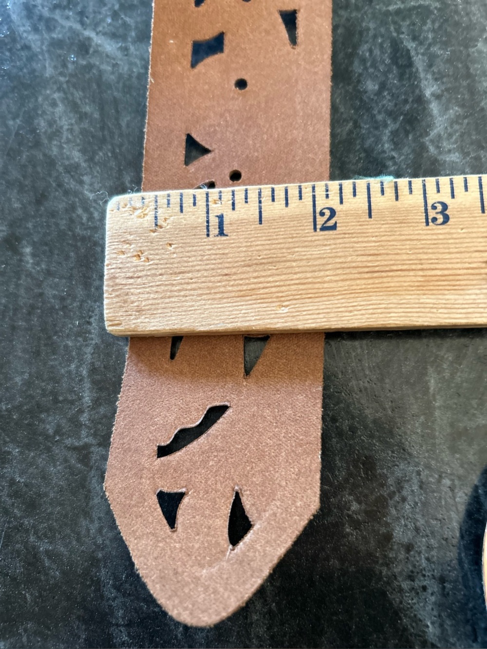 80s Belt Shak leather belt - Picture 6 of 11